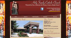 Desktop Screenshot of holyfamilynewark.org